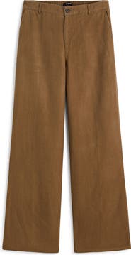 Madewell Zoe Relaxed Straight Leg Linen Pants
