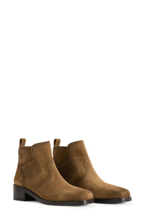 Igata Leather Western Bootie