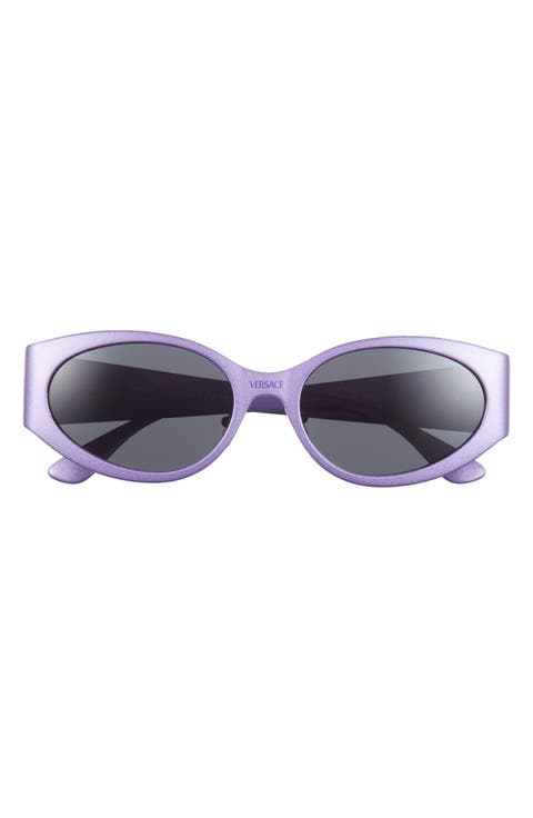56mm Oval Sunglasses