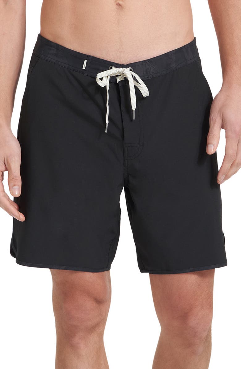 Vuori Cruise Hybrid Board Shorts, Main, color, Black