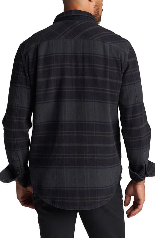 Rowan Axel Flannel Shirt Jacket In Midnight Plaid