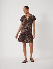 Hush Grace Air Flow V-Neck Mini Dress