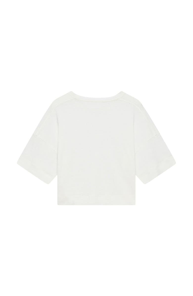 MINT VELVET Linen Blend Boxy T Shirt, Alternate, color, Ivory