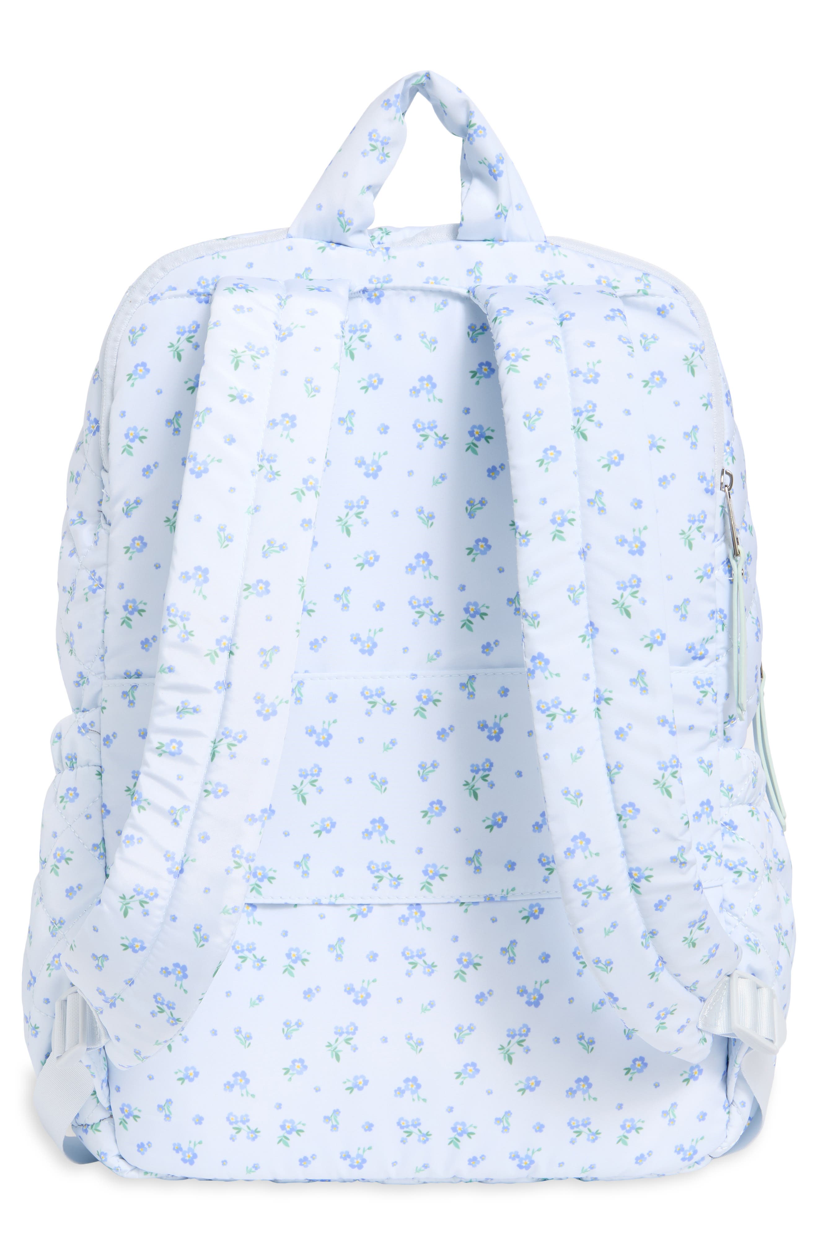 Kids' Quilted Backpack & Lunch Box Set, Alternate, color, BLUE DITSY