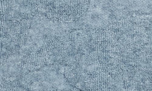 Cyrus Textured Polo Cardigan In Blue