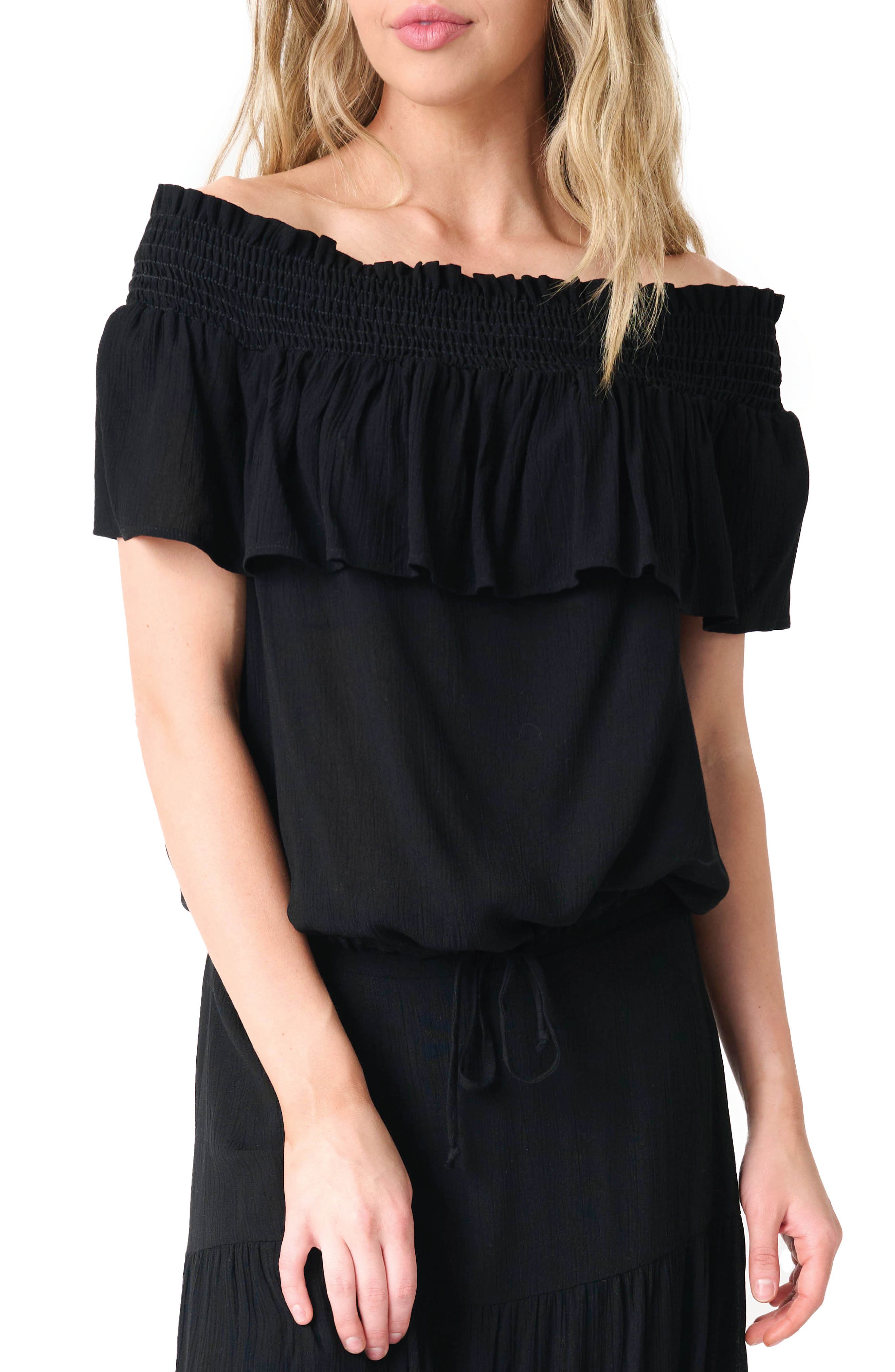 GIBSONLOOK Off the Shoulder Ruffle Top
