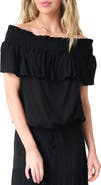 GIBSONLOOK Off the Shoulder Ruffle Top