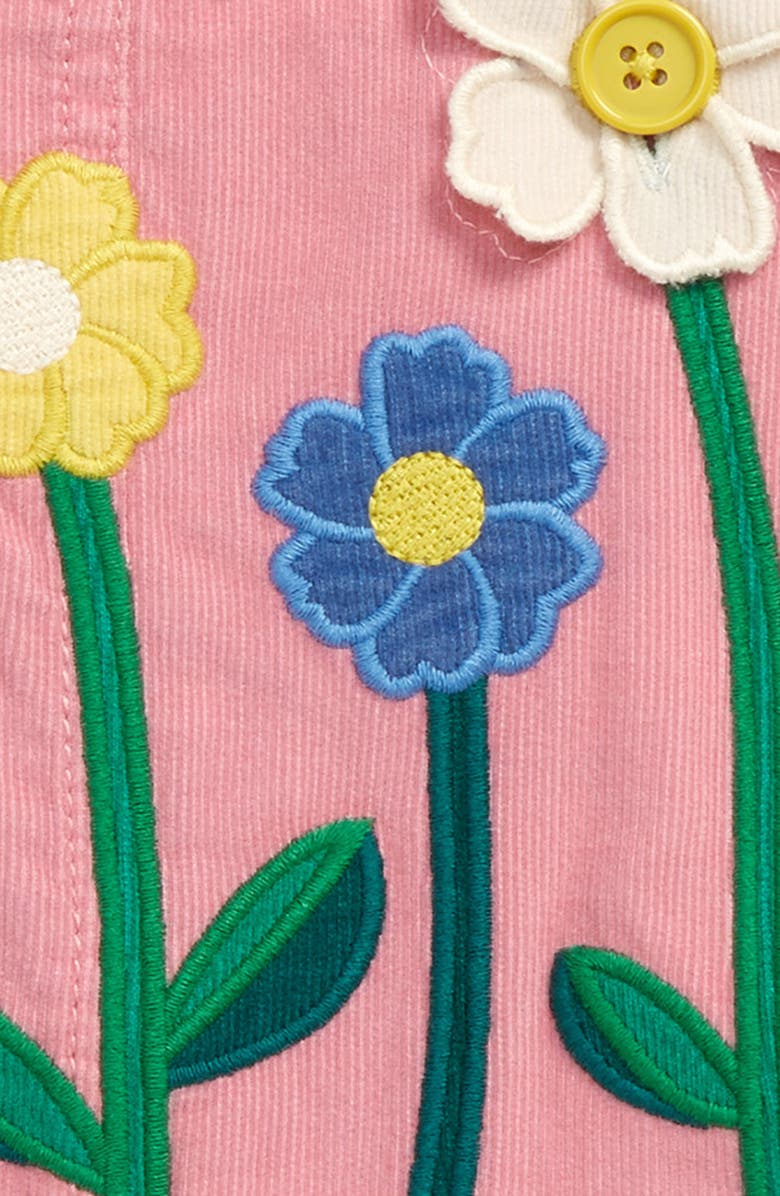 Mini Boden Kids' Embroidered Corduroy Pinafore, Alternate, color,