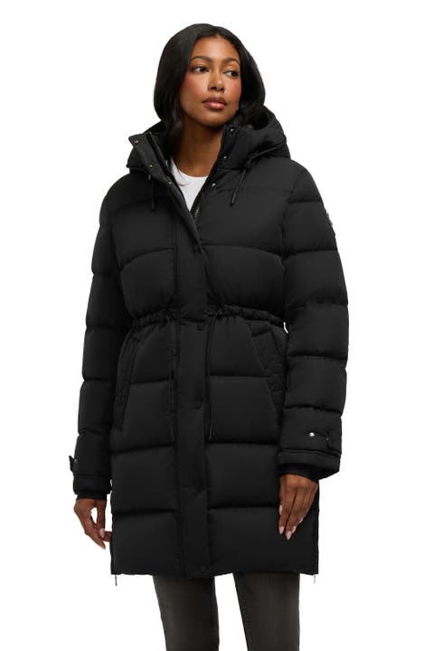 Poppy Heavyweight Mid‑Length Puffer
