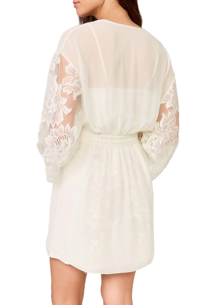 Royale Chiffon Robe, Alternate, color, IVORY