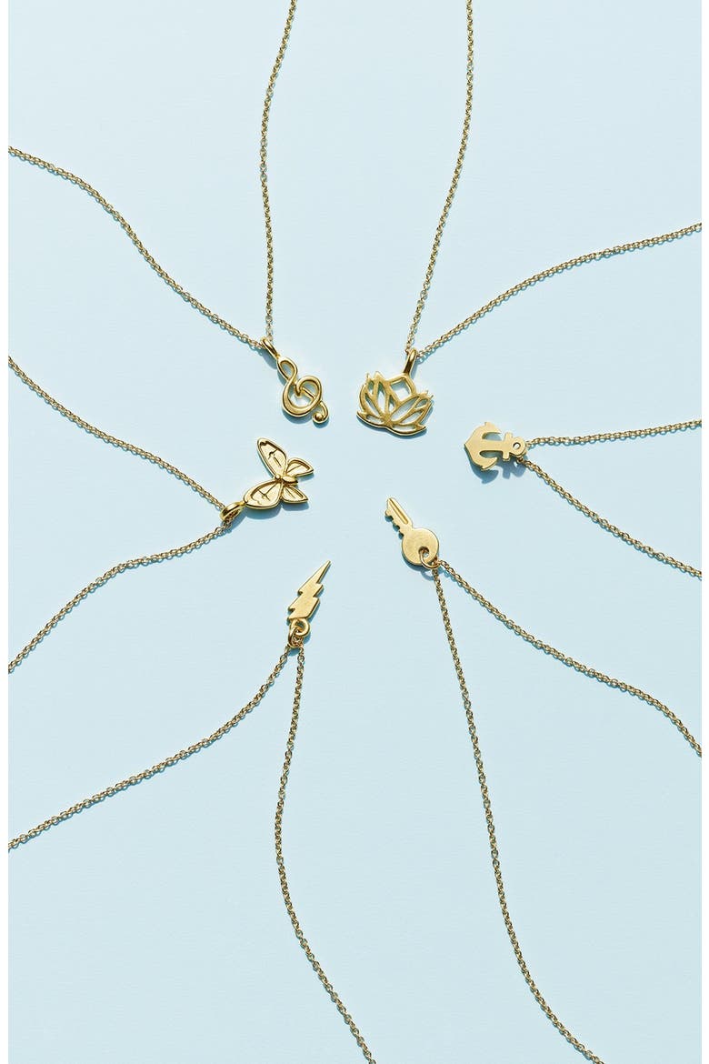 'Reminder - New Beginnings' Pendant Necklace, Alternate, color, GOLD DIPPED