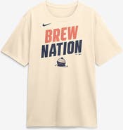 Nike Men's Nike Cream Milwaukee Brewers 2026 City Connect Team Phrase Script Dri-FIT T-Shirt