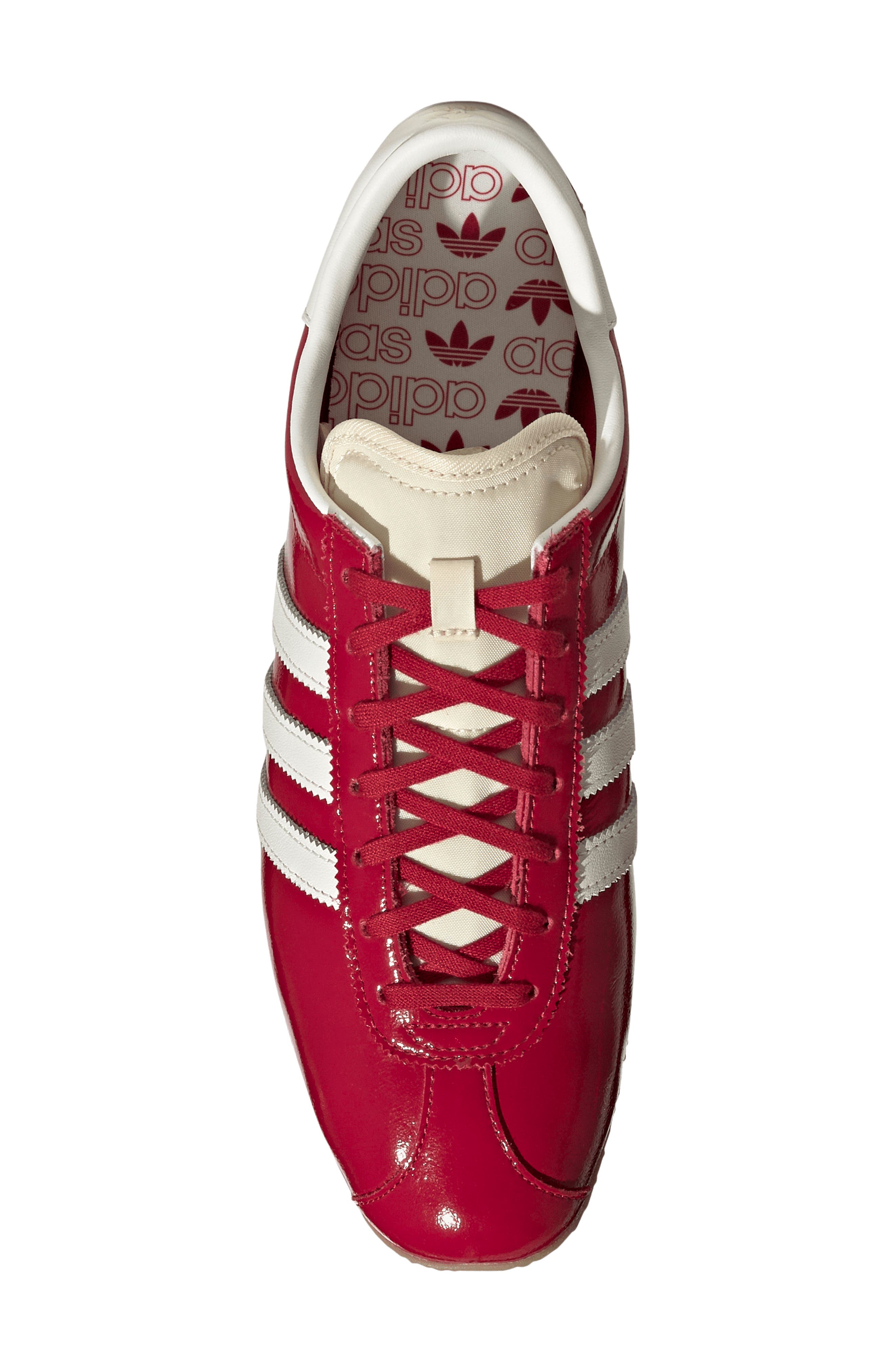 Gender Inclusive Paris Sneaker, Alternate, color, VICTORY RED/ OFF WHITE/ GUM