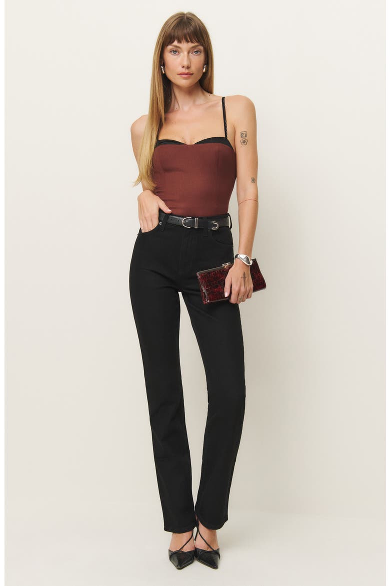 Melanie Lace Trim Crop Camisole, Alternate, color, RED