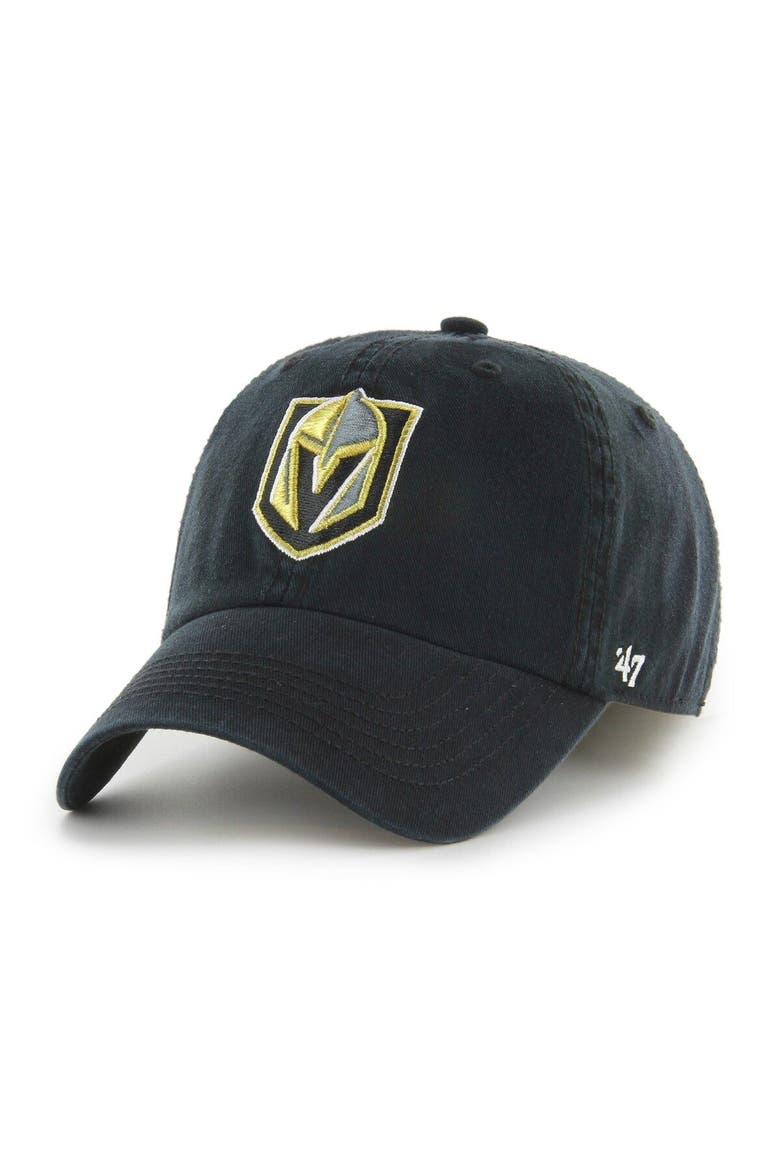 Men's '47 Black Vegas Golden Knights Classic Franchise Fitted Hat, Main, color, Black