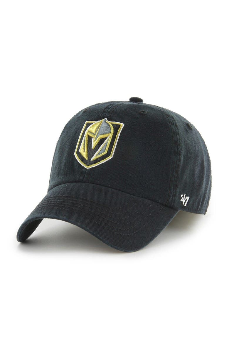 '47 Men's '47 Black Vegas Golden Knights Classic Franchise Fitted Hat, Main, color, Black