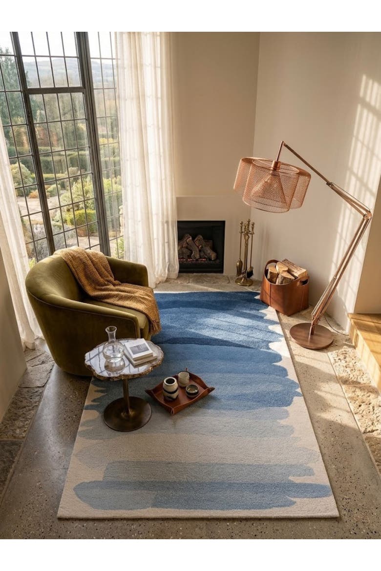 Antigua Wool Rug, Alternate, color, Blue