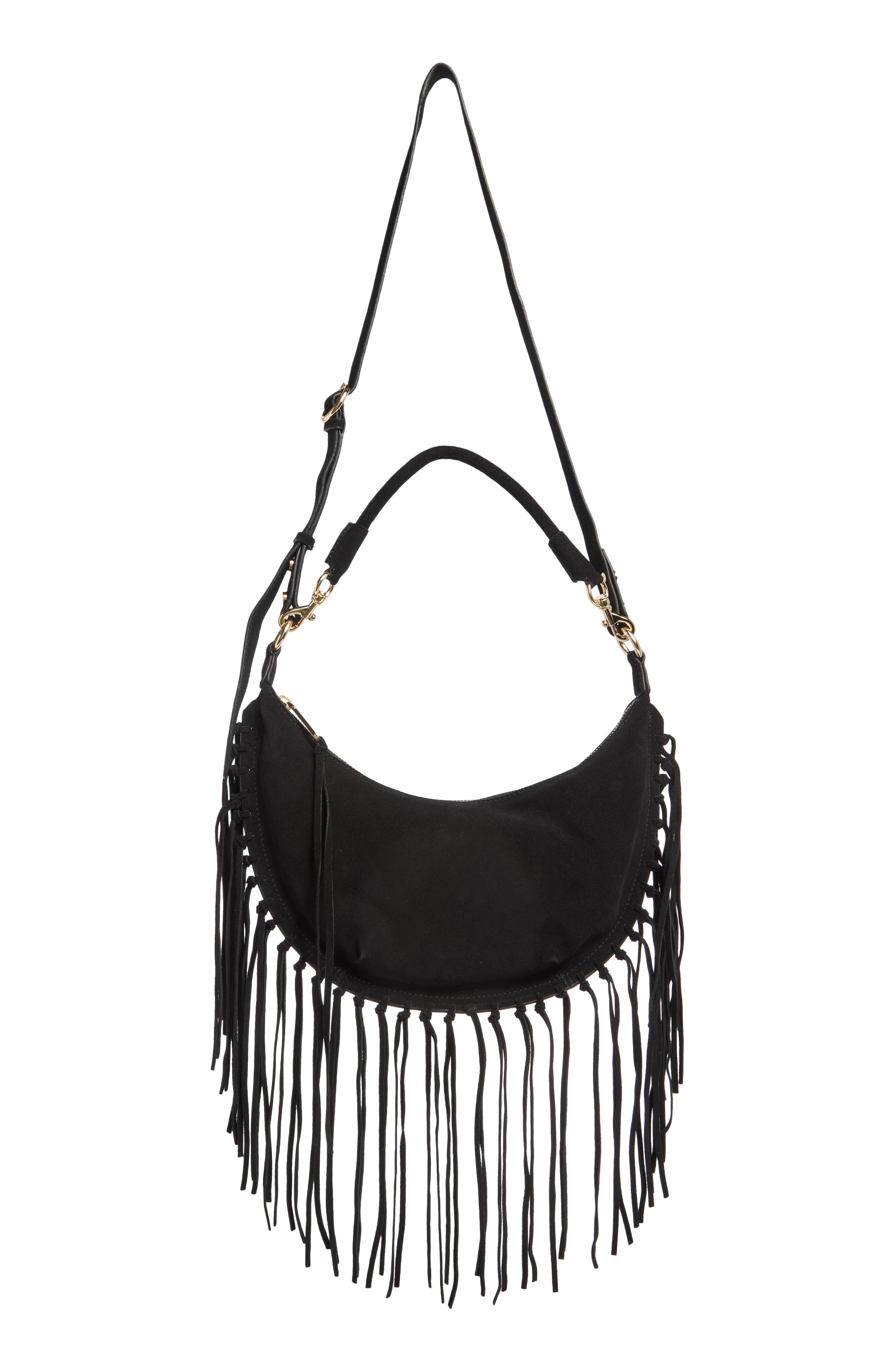 Rebecca Minkoff Darren Slim Fringe Suede Crossbody Bag