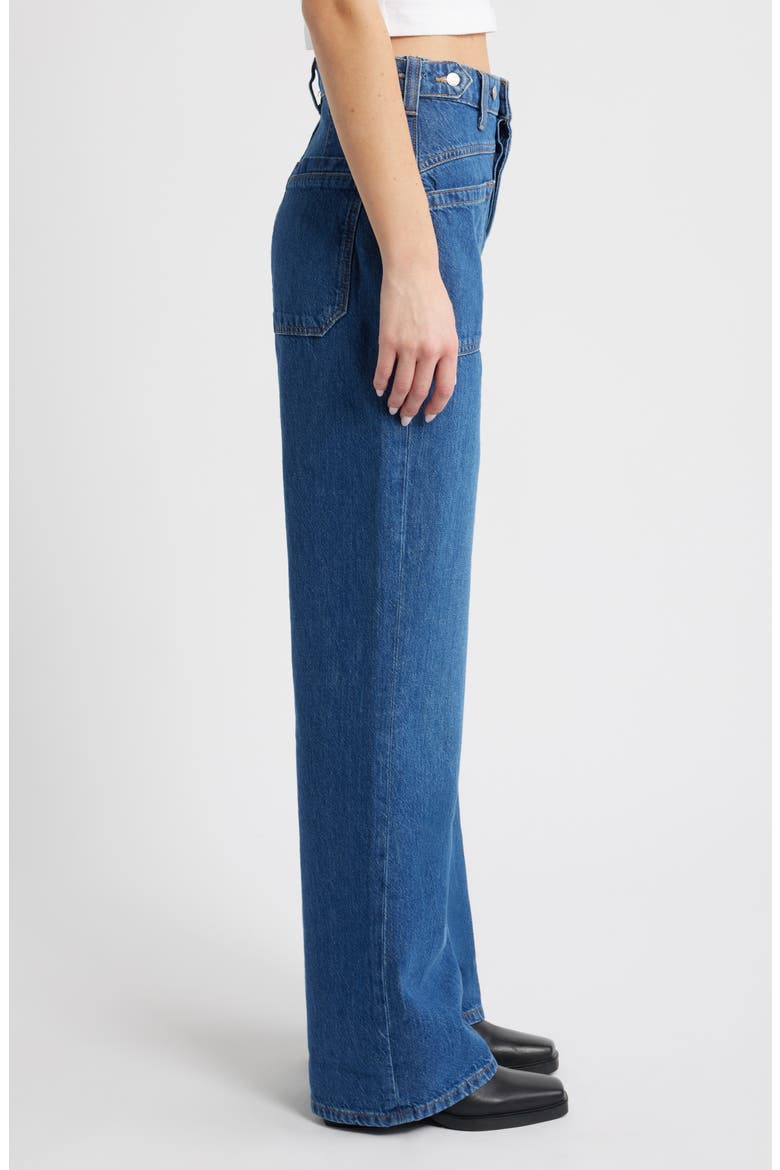 We the Free Palmer Cuffed Baggy Jeans, Alternate, color, TUNNEL VISION