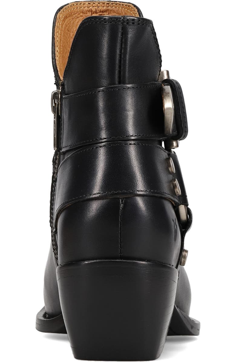 Frye Sacha Harness Bootie, Alternate, color, Black