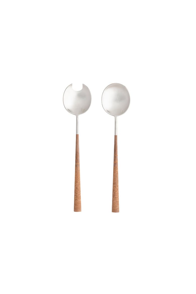 Mito Salad serving set, Main, color, Brushed wooden cable