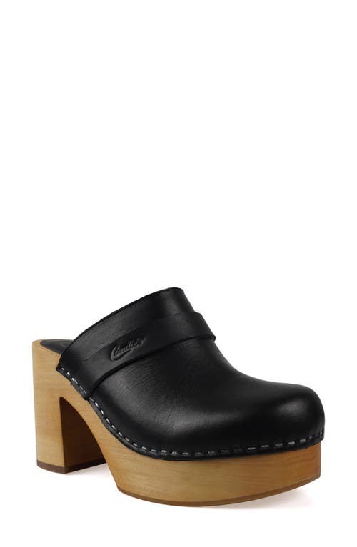 Candie's Blaze Platform Clog in Black 