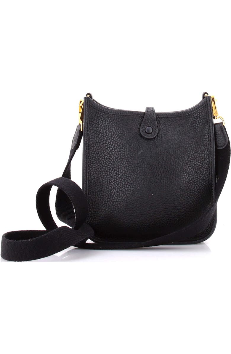 Pre-Owned Hermes Evelyne Bag Gen III Clemence TPM, Alternate, color, Noir