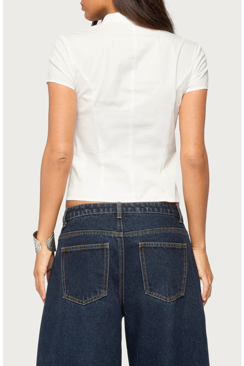 Yali Woven Napoleon Top, Alternate, color, WHITE