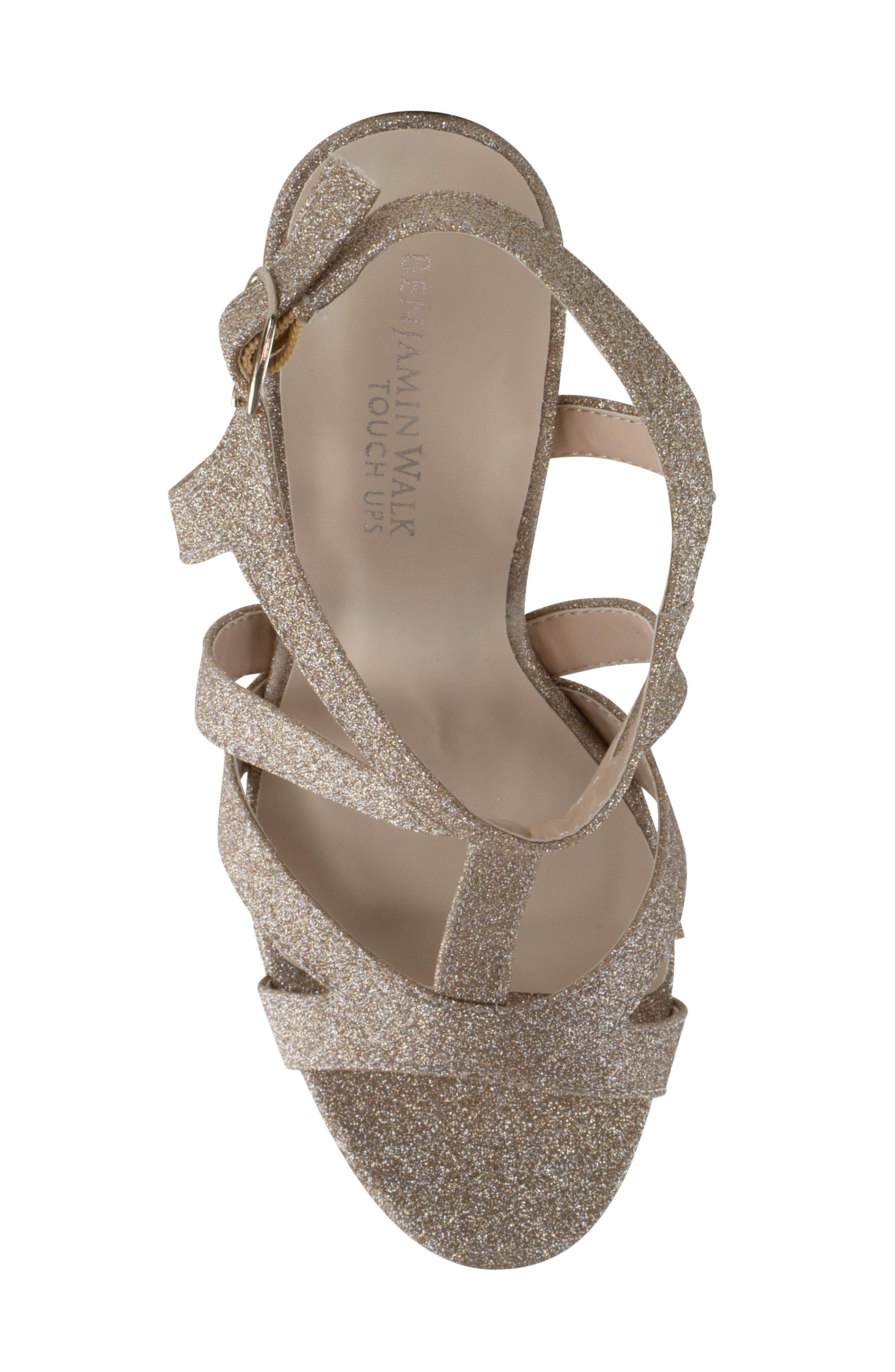 Touch Ups Marley Platform Sandal, Alternate, color, Champagne