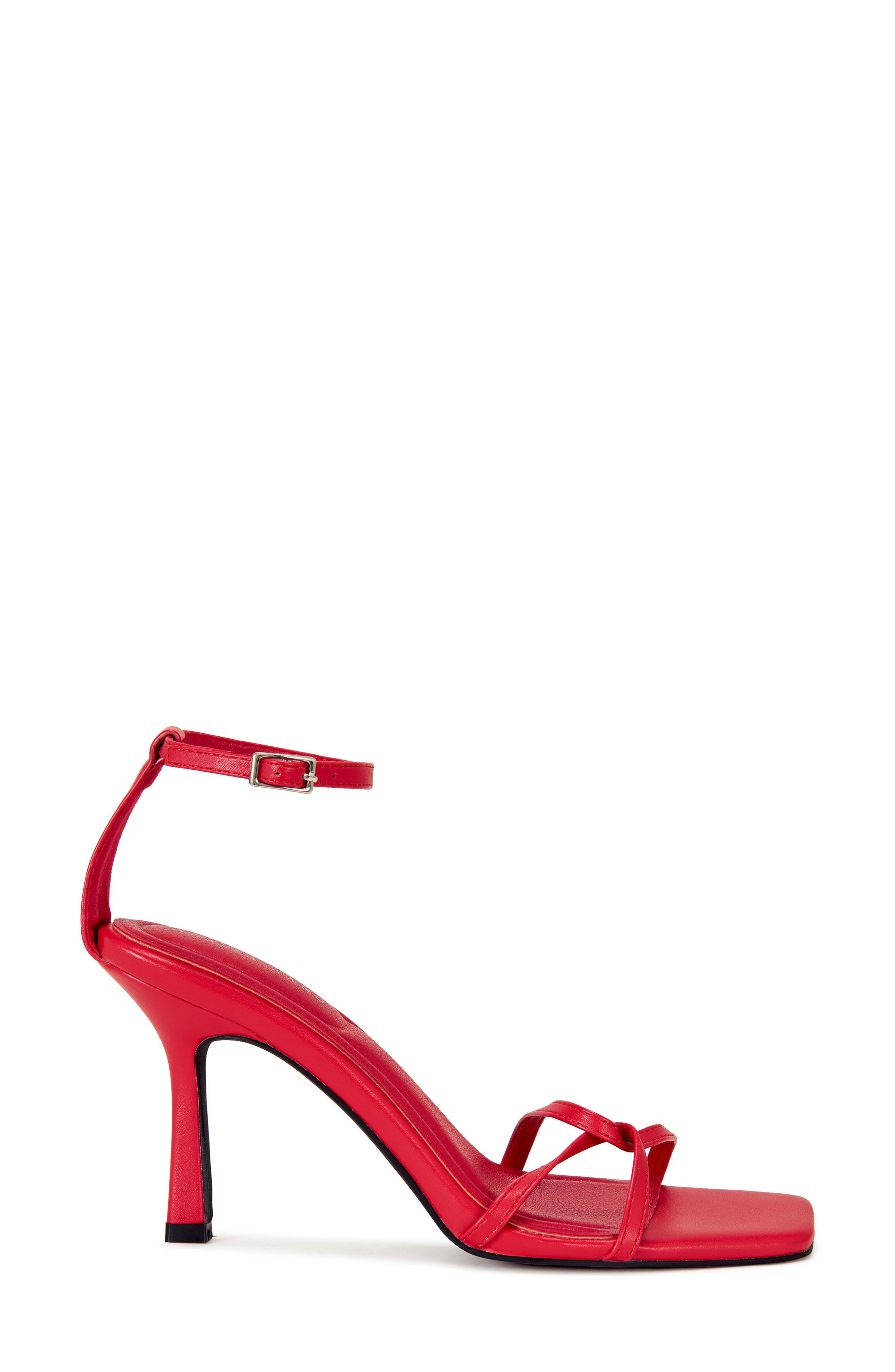 Calsite Ankle Strap Sandal, Alternate, color, RED