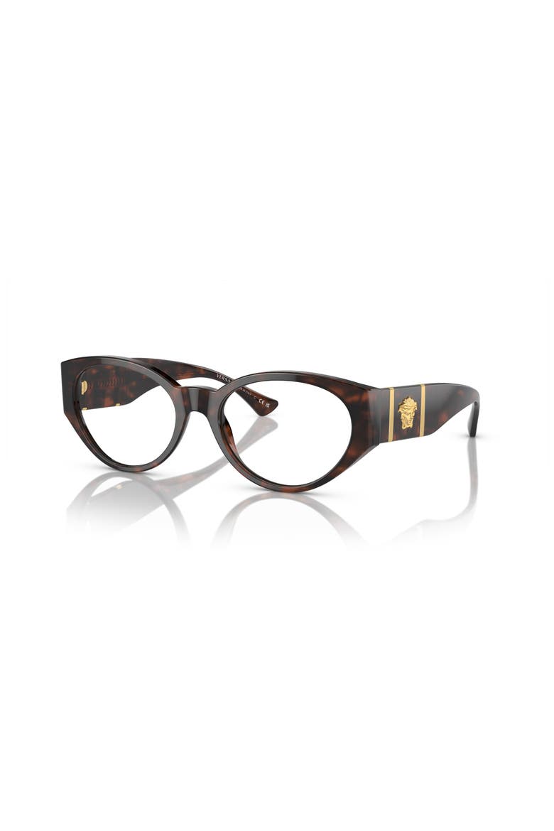54mm Oval optical glasses, Main, color, Tortoise
