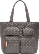 MZ Wallace Large Metro Quilted Nylon Travel Tote