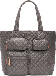 MZ Wallace Large Metro Quilted Nylon Travel Tote