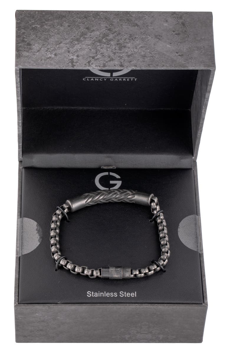 CLANCY GARRETT Round Braided Box Chain Bracelet, Main, color, 