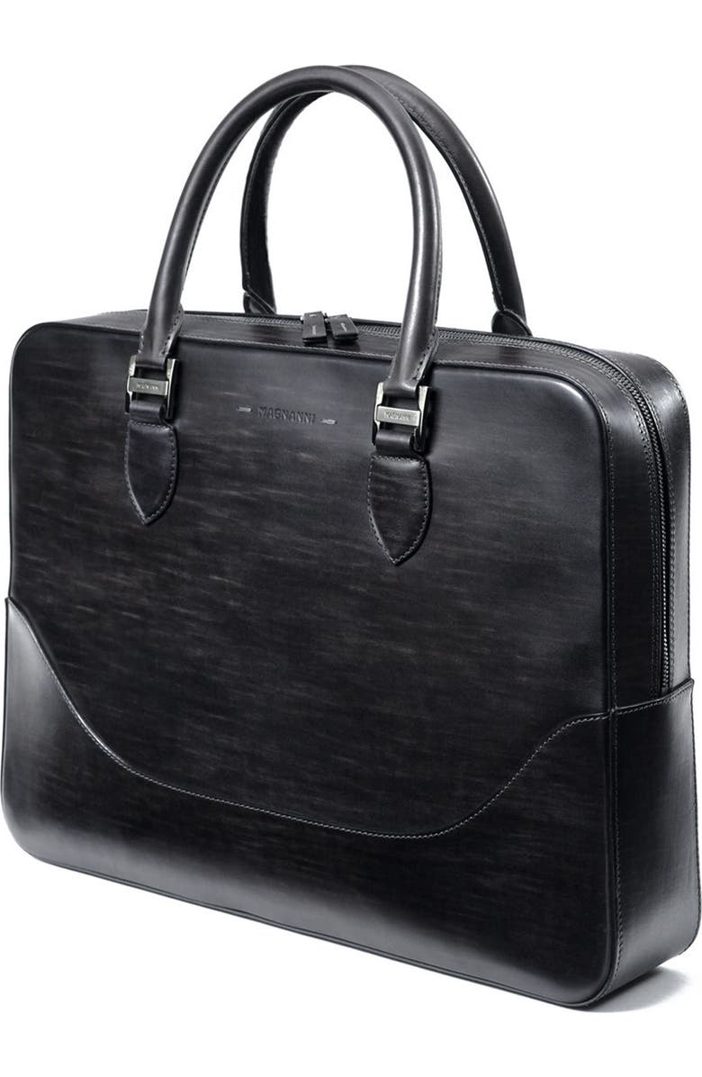 Magnanni Medium Leather Briefcase, Alternate, color,