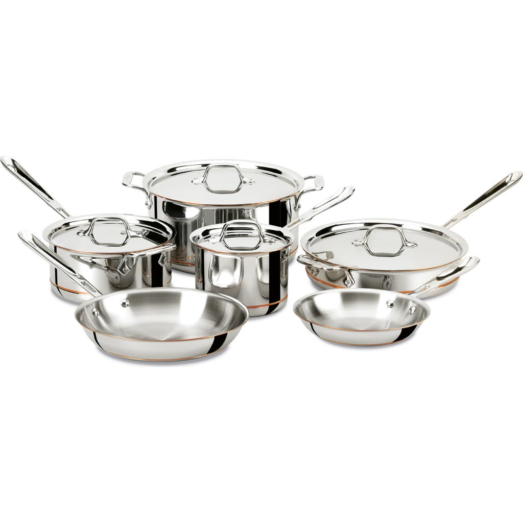 All-Clad Copper Core 10-Piece Cookware Set in Stainless Steel  product