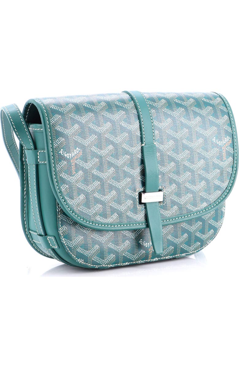 Pre-Owned Goyard Belvedere II Messenger Bag Coated Canvas PM, Alternate, color, Green