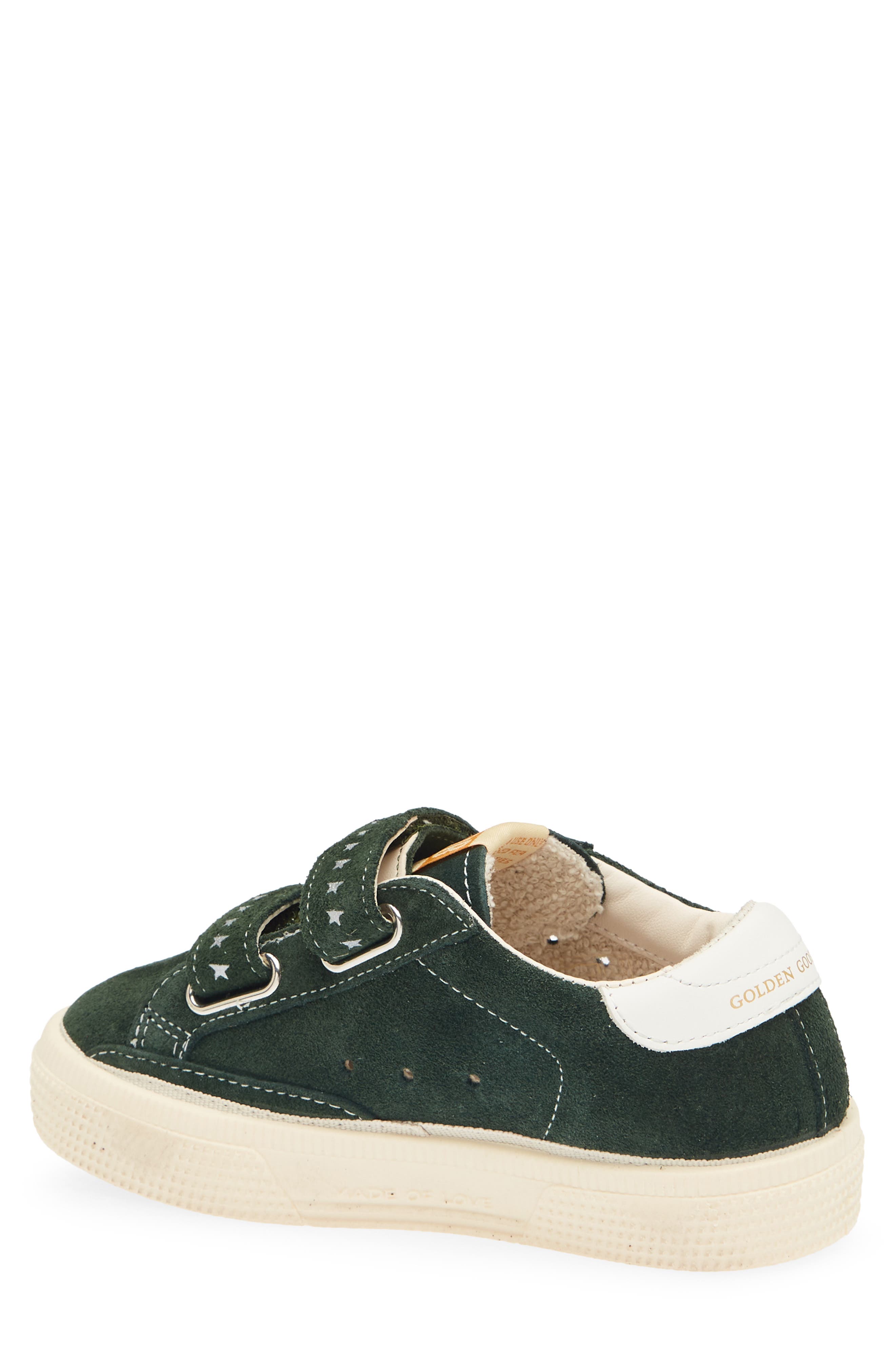 Kids' May Sneaker, Alternate, color, DARK GREEN/ SILVER/ WHITE