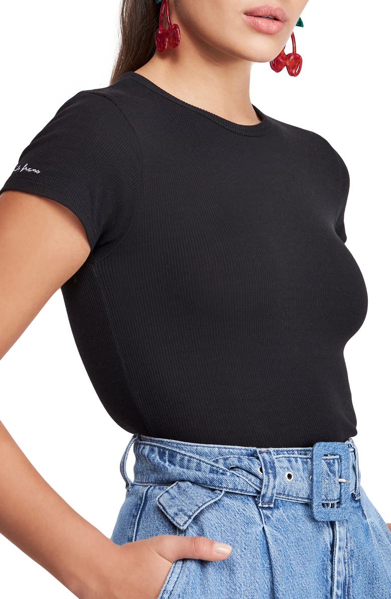 BDG Urban Outfitters Ribbed Baby Tee, Main, color,