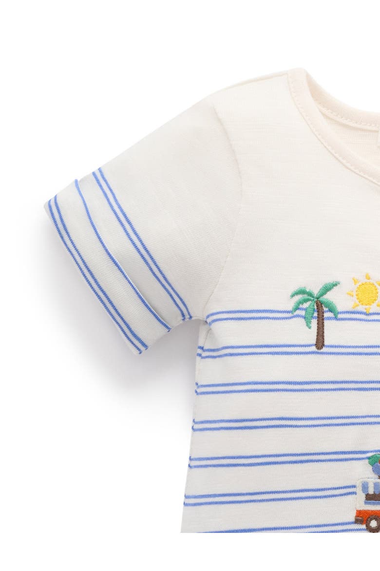 Resort Striped Romper, Alternate, color, Pacific Mini Stripe
