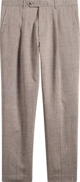 Paul Smith Pleated Wool Blend Dress Pants