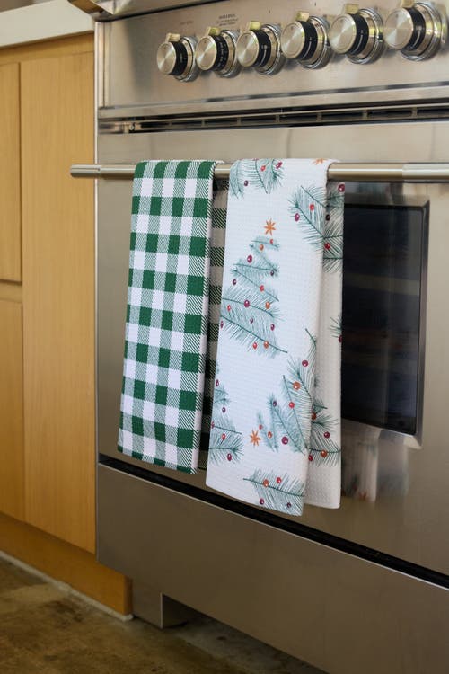 Geometry Kitchen Tea Towel Set In Multi
