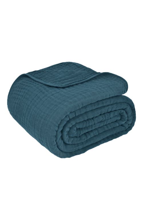 Comfy Cubs Adult Muslin Blanket in Neptune  product