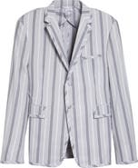 Thom Browne Madras Repp Stripe Cotton Sport Coat