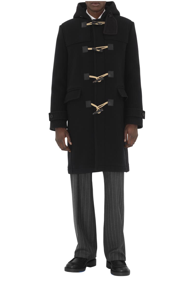 Burberry Wool Duffle Coat, Main, color, 