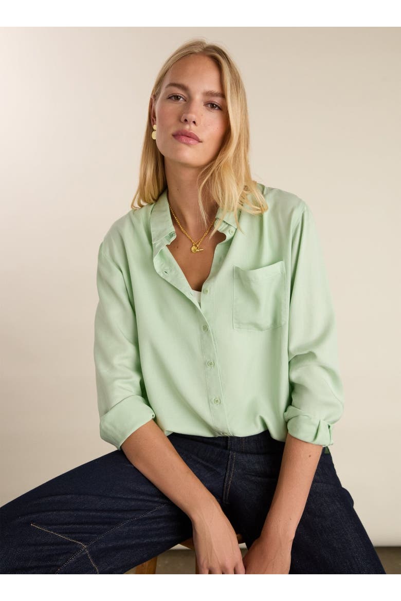 Martyna Relaxed Fit Shirt, Alternate, color, Pistachio