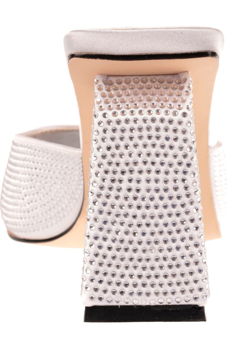 LADY COUTURE Reese Heeled Sandal, Alternate, color, Silver
