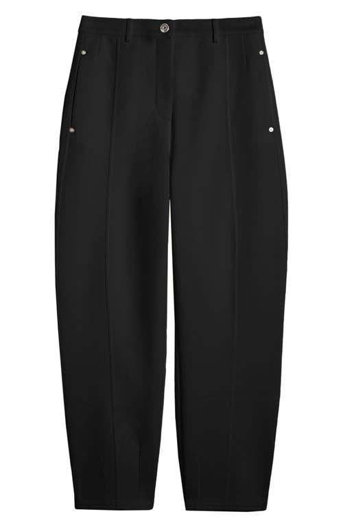 Weekend Max Mara Pulvino Barrel Leg Pants In Black