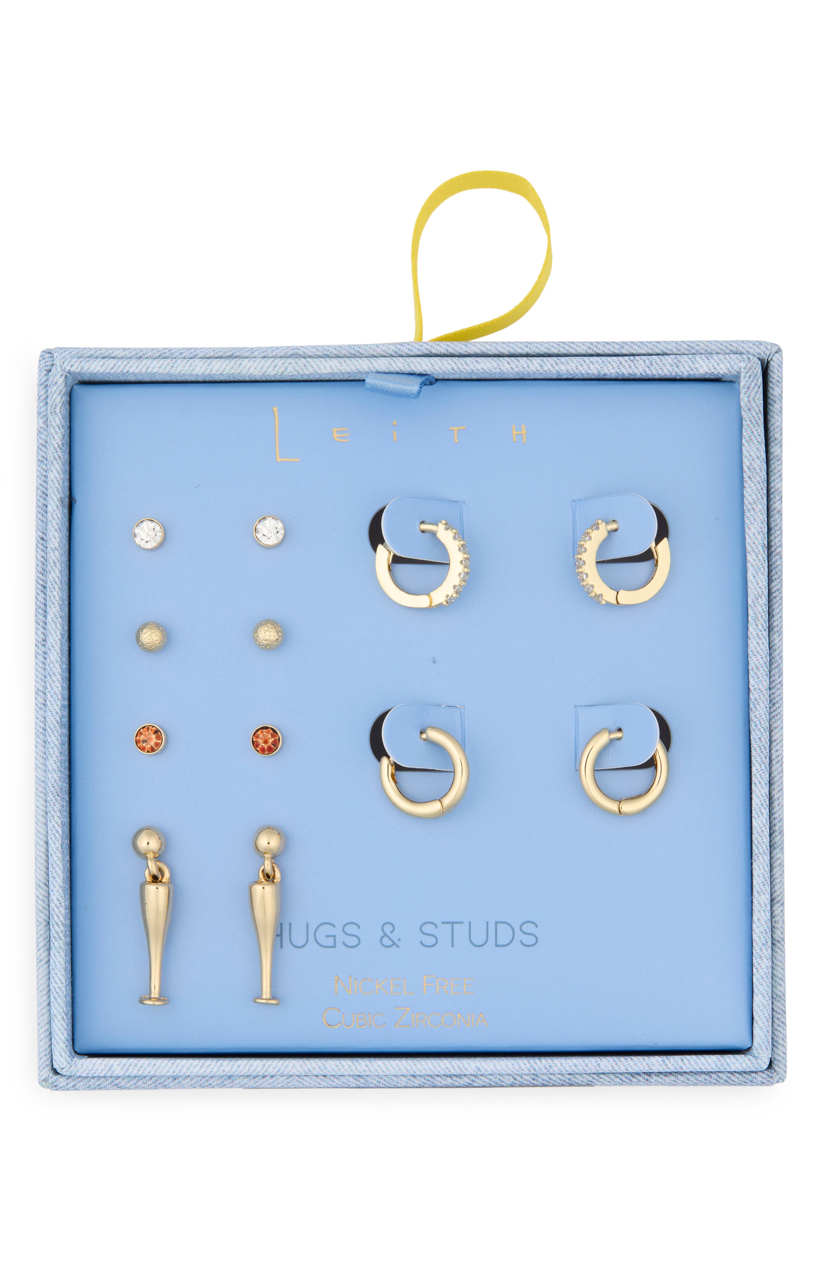 Leith 6-Pack Sparkling Wine Assorted Earrings Set