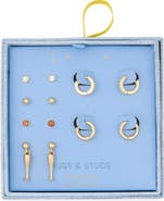 Leith 6-Pack Sparkling Wine Assorted Earrings Set
